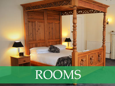 A bedroom at the Lowenac Hotel